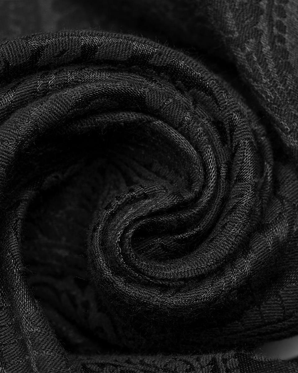 WK-589XCM-BKM Mens Gothic Damask Jacquard Dress Pants