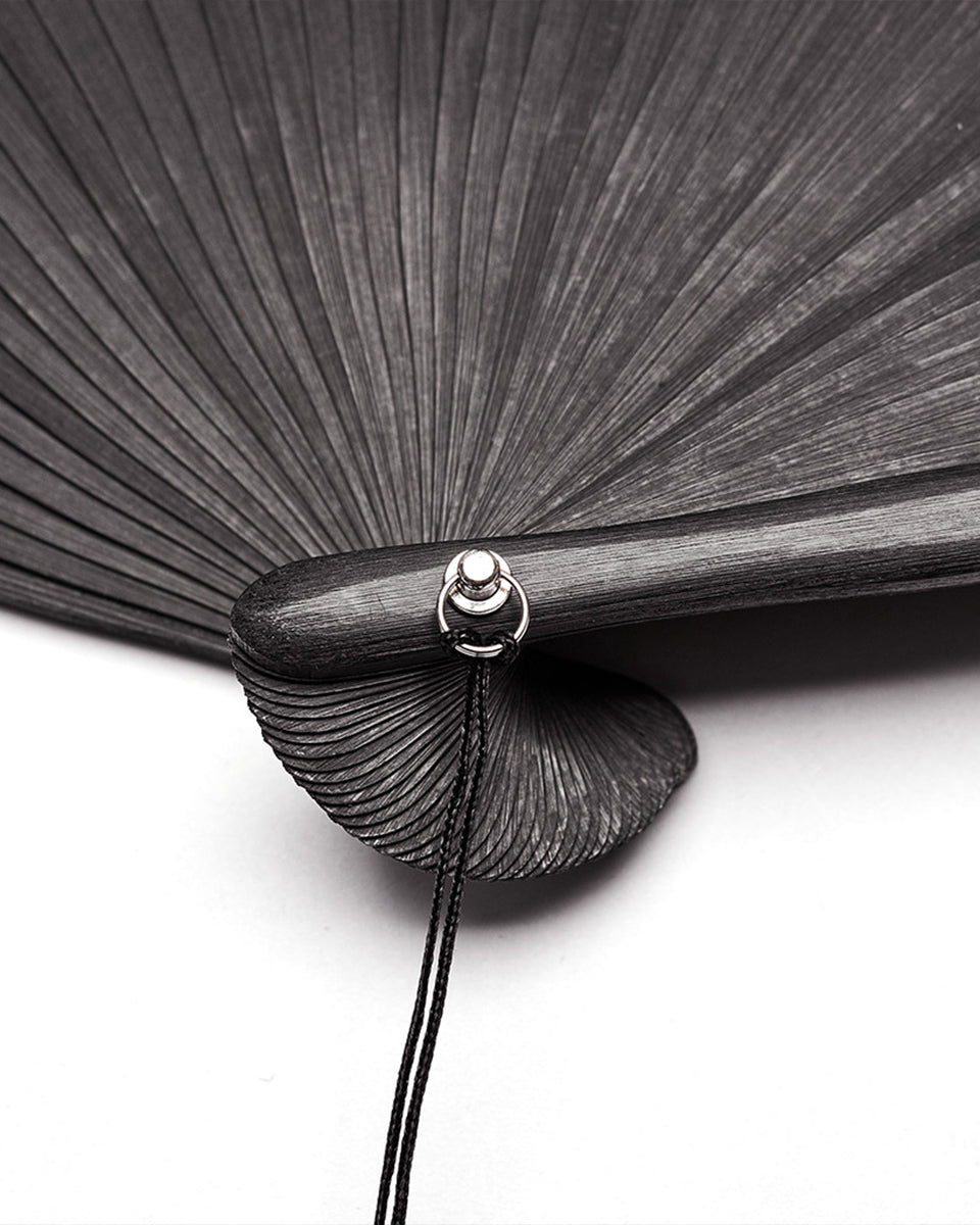 PR-WS-573QTF-COF Womens Folding Gothic Gradient Fan - Bronze