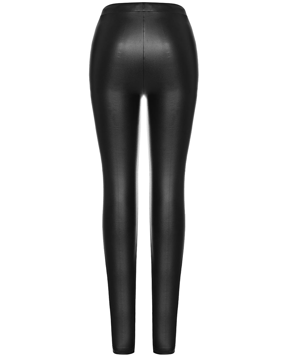 Ariadne Leggings - Black & Red