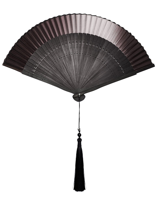 WS-573QTF-COF Womens Folding Gothic Gradient Fan - Bronze