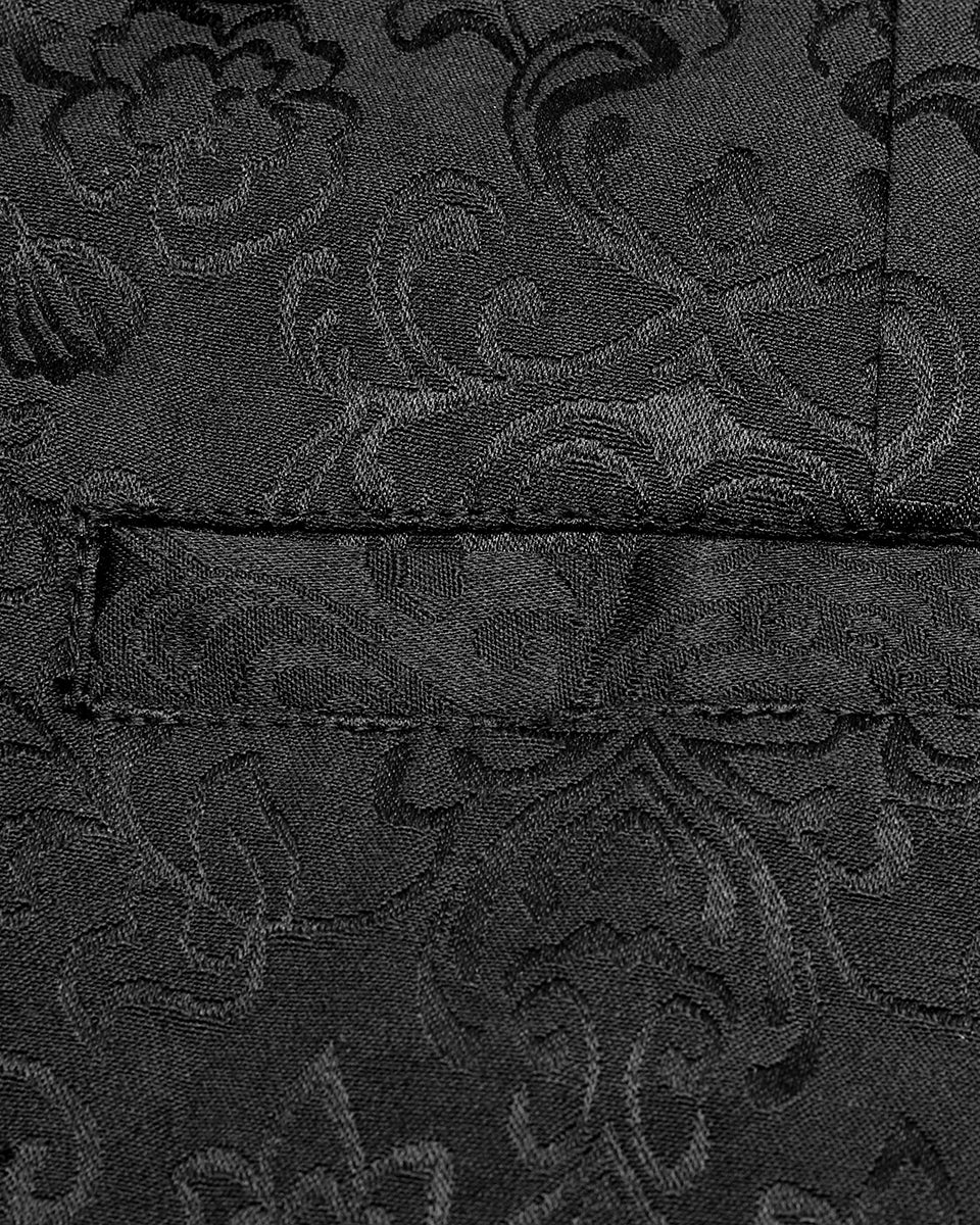 WK-403 Mens Gothic Formal Dress Pants - Black & Red