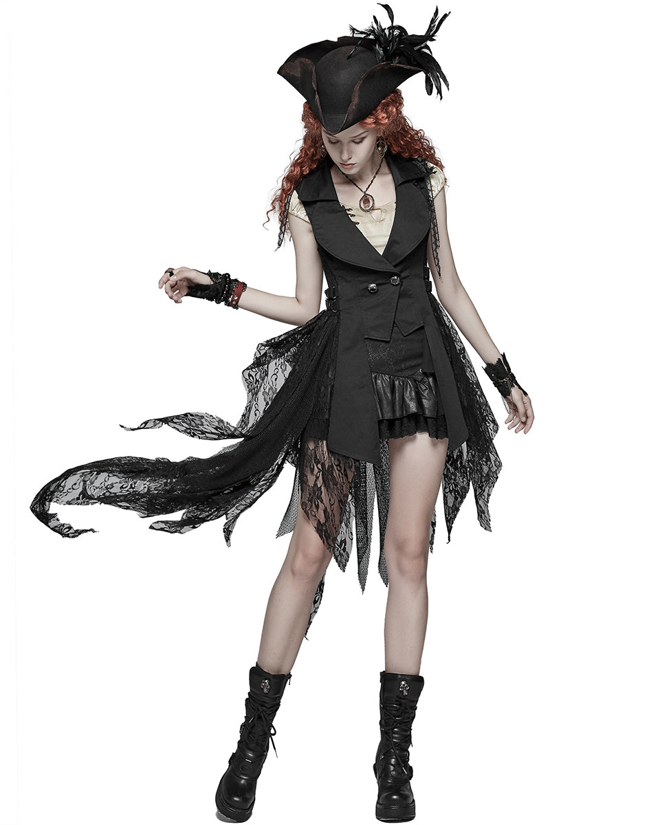 WY-1024 Womens Gothic Waistcoat Vest