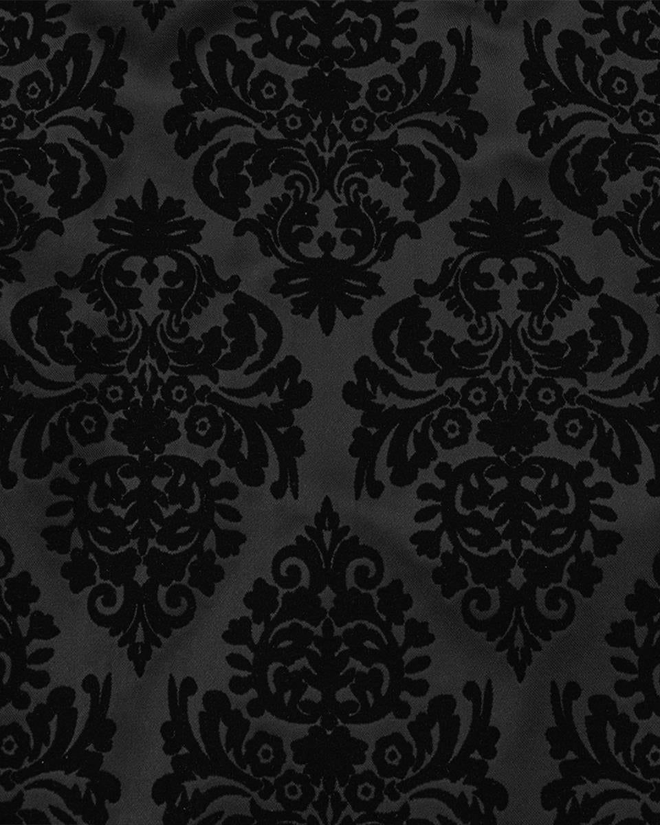 WK-673XCM Mens Gothic Victorian Velvet Damask Dress Pants