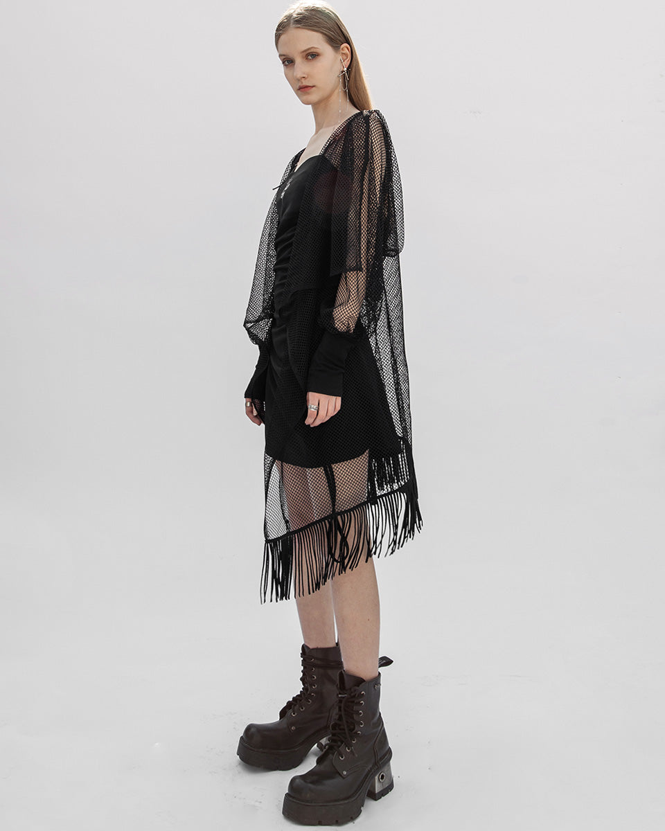 OPY-616 Daily Life Hooded Mesh Cloak