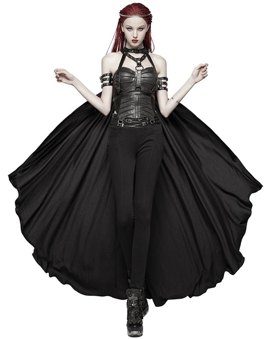 Y-968 HellFire Womens Chained Harness & Cape
