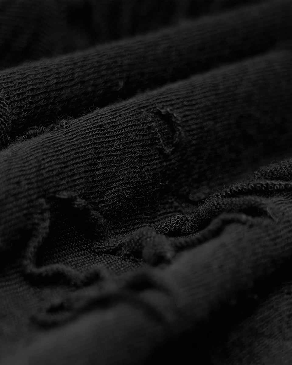 K421 Dissentia Womens Shredded Dieselpunk Leggings - Black