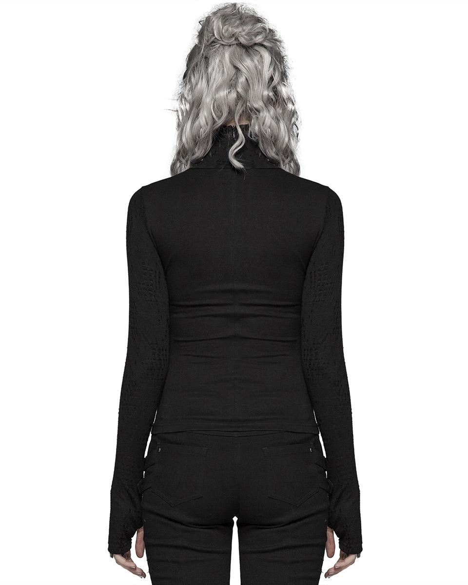 WT-570 Azarea Womens Dieselpunk Muffler Top