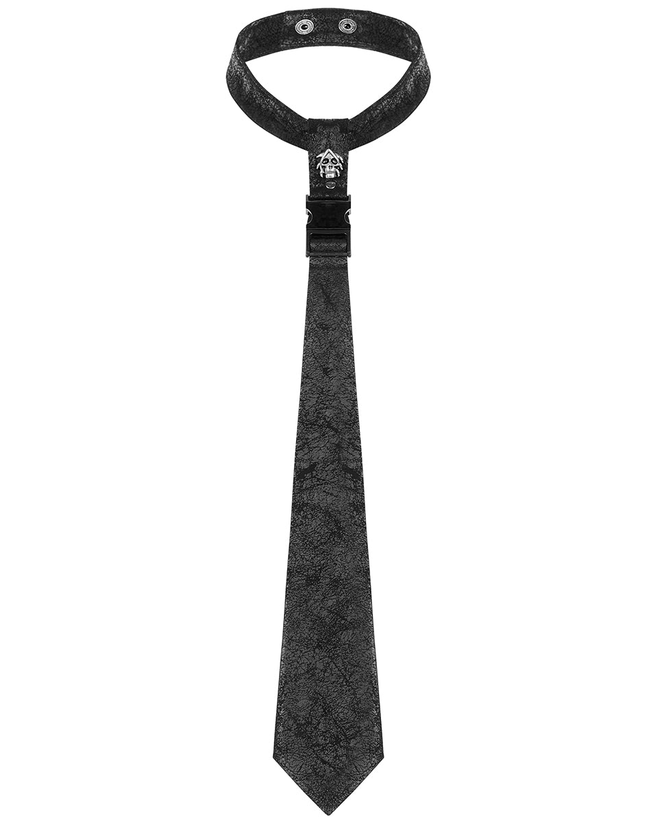 WS-475 Anarchus Mens Neck Tie - Black