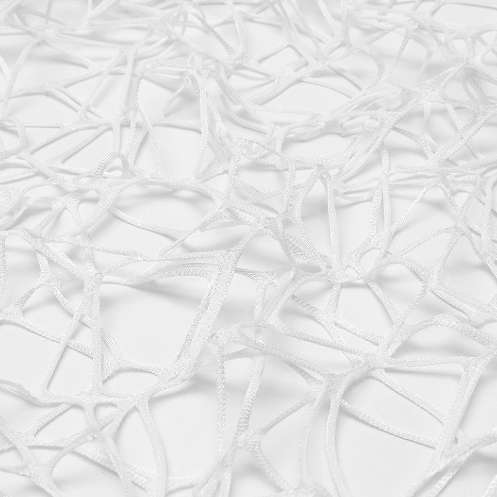 WT-654 Involution Womens Wide Mesh Cut Out Top - White