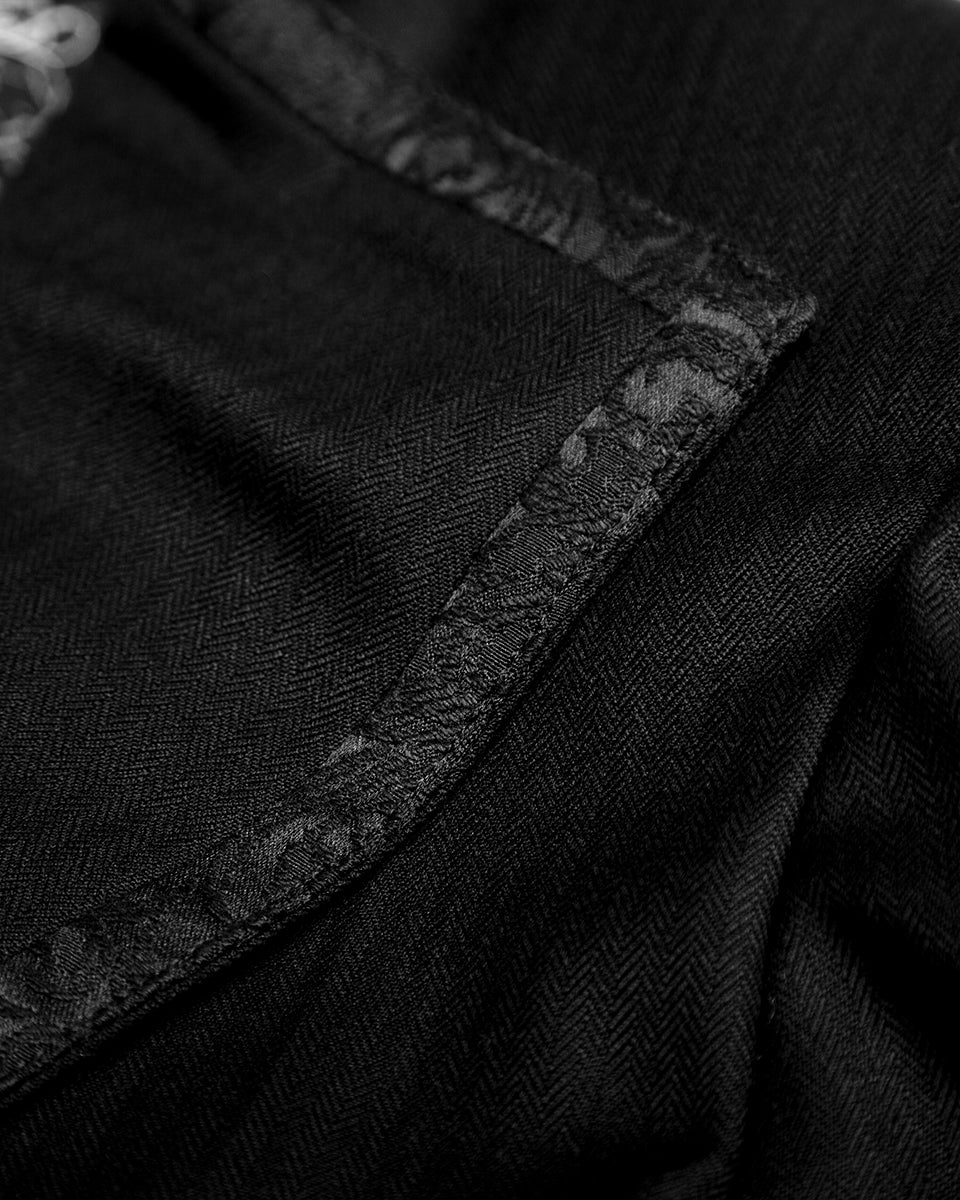Y-750 Halifax Mens Morning Jacket - Black