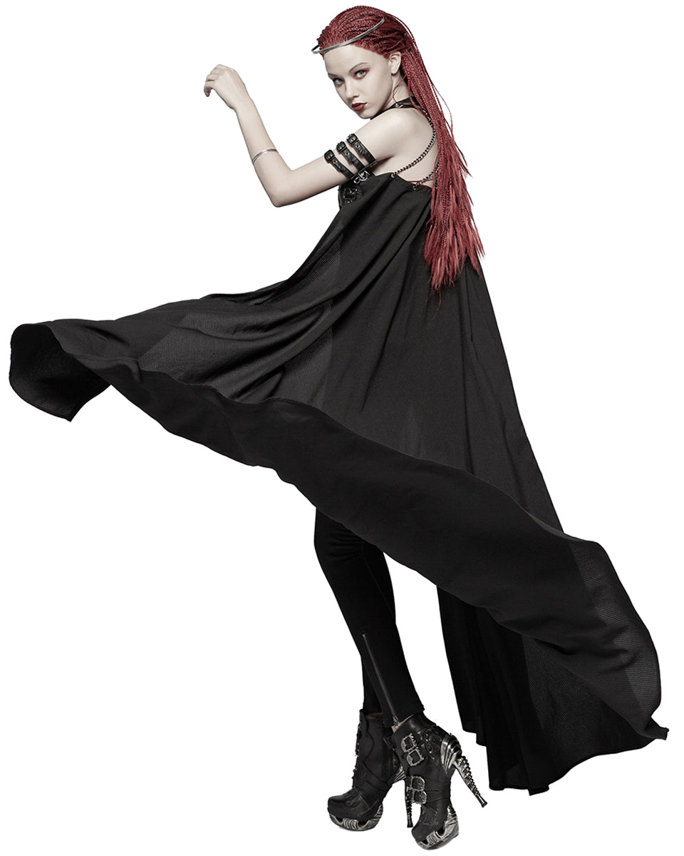 Y-968 HellFire Womens Chained Harness & Cape