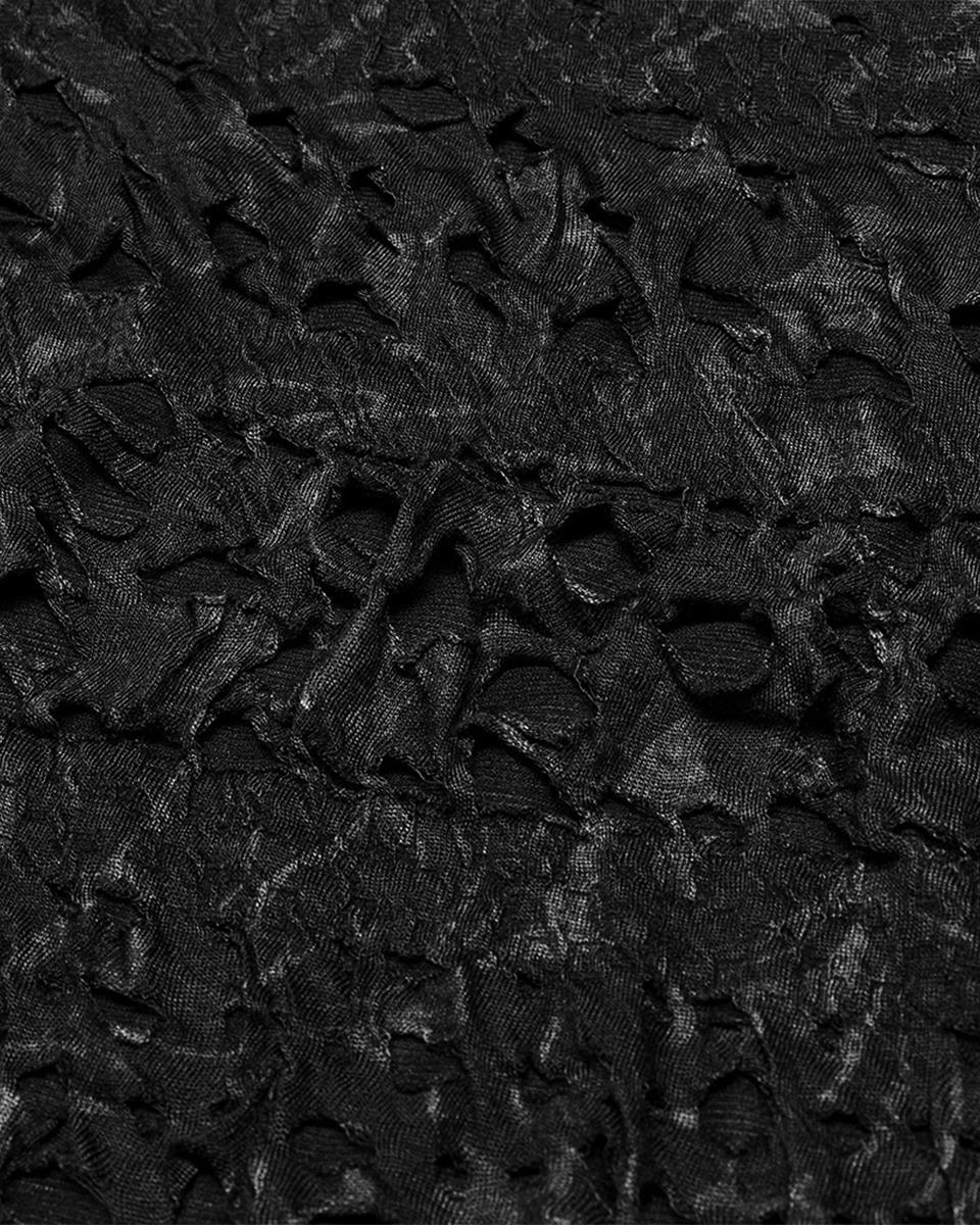 WS-512 Mens Post Apocalyptic Shredded Hooded Scarf