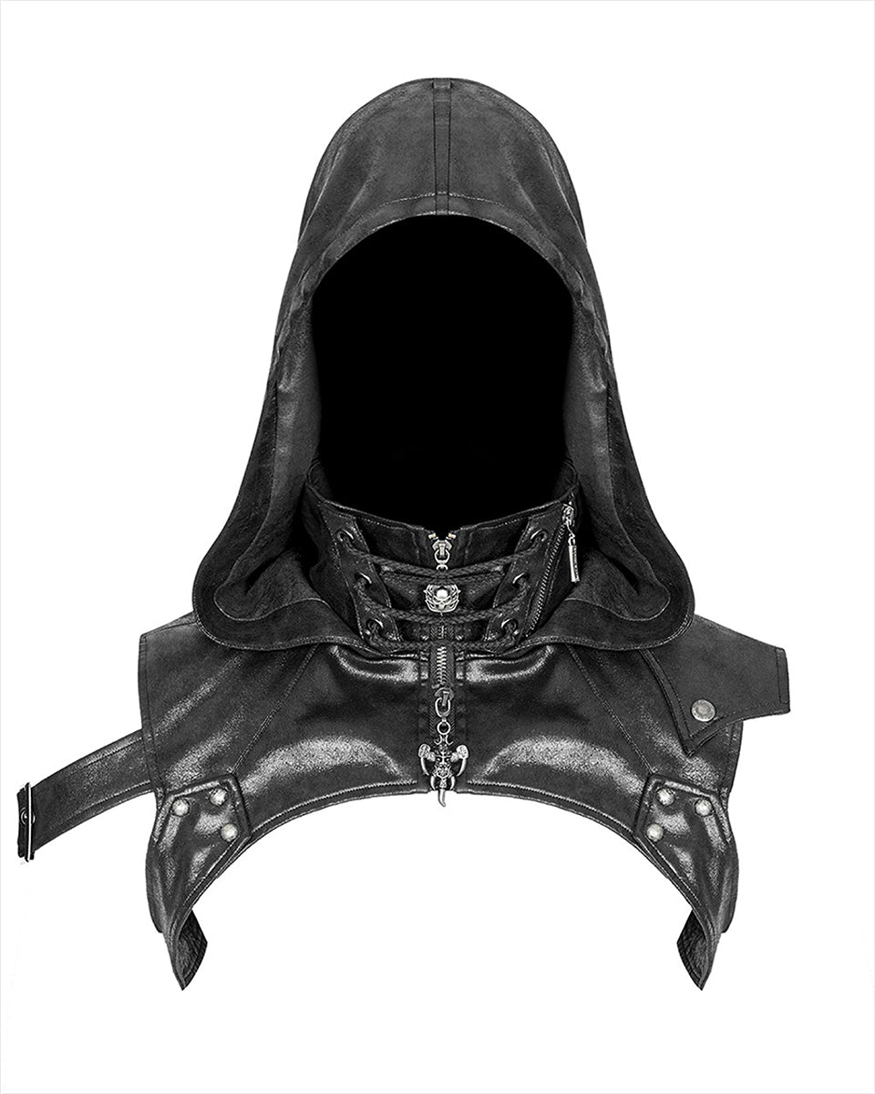WS-275 Storm Womens Apocalyptic Gothic Hooded Harness Top