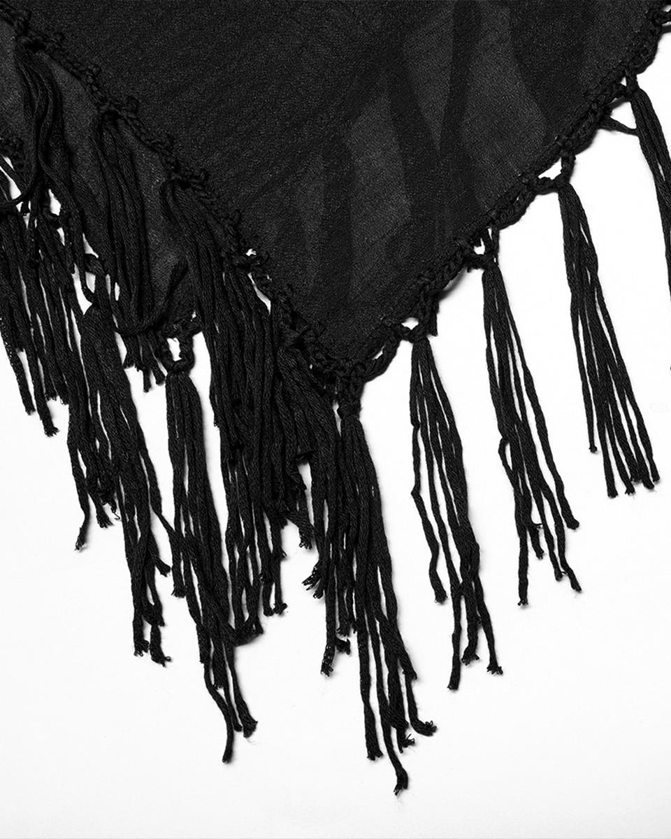 WQ-628 Apocalyptic Gothic Witch Oversized Kaftan Tank Dress