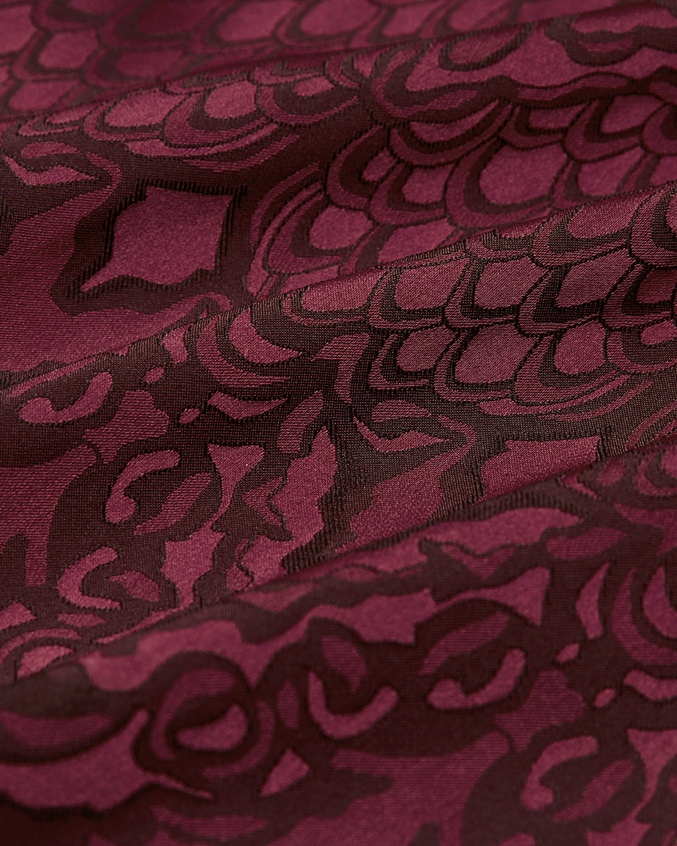 WY-1279 Mens Serpentine Gothic Dandy Shirt - Red