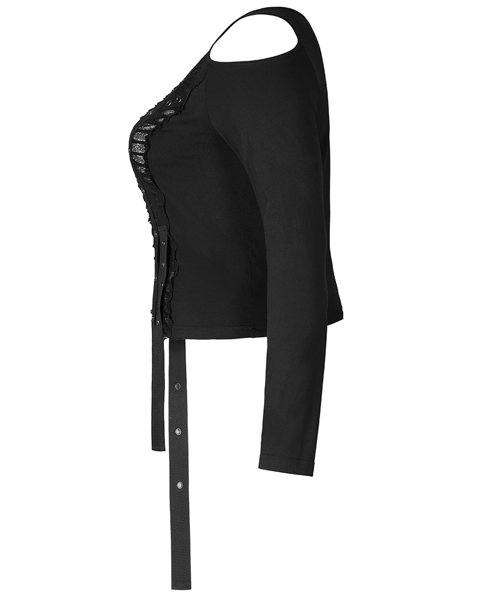 DT-668 Plus Size Scorched Earth Womens Apocalyptic Punk Top