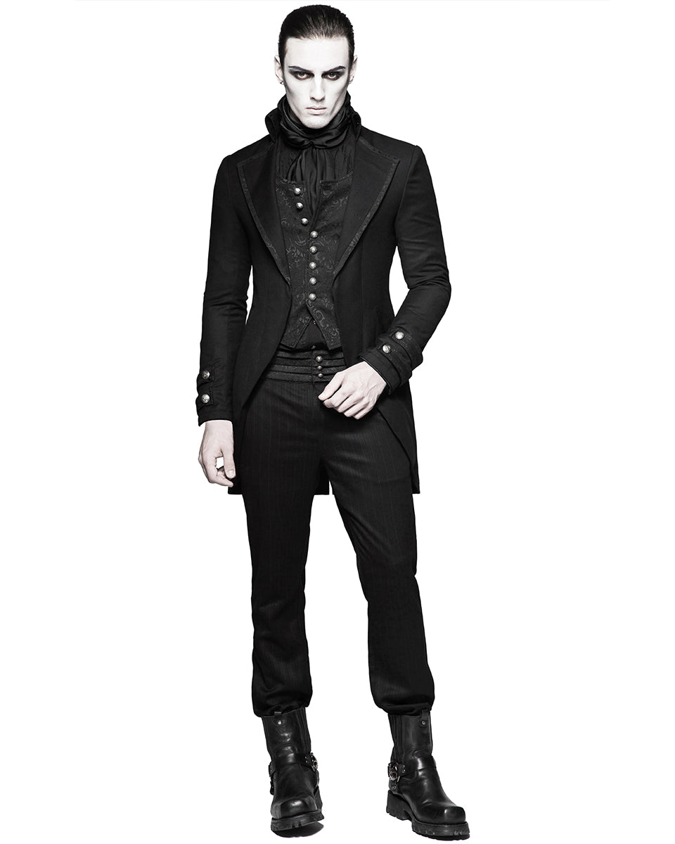 Y-750 Halifax Mens Morning Jacket - Black