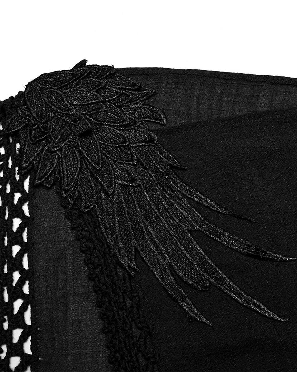 WQ-628 Apocalyptic Gothic Witch Oversized Kaftan Tank Dress
