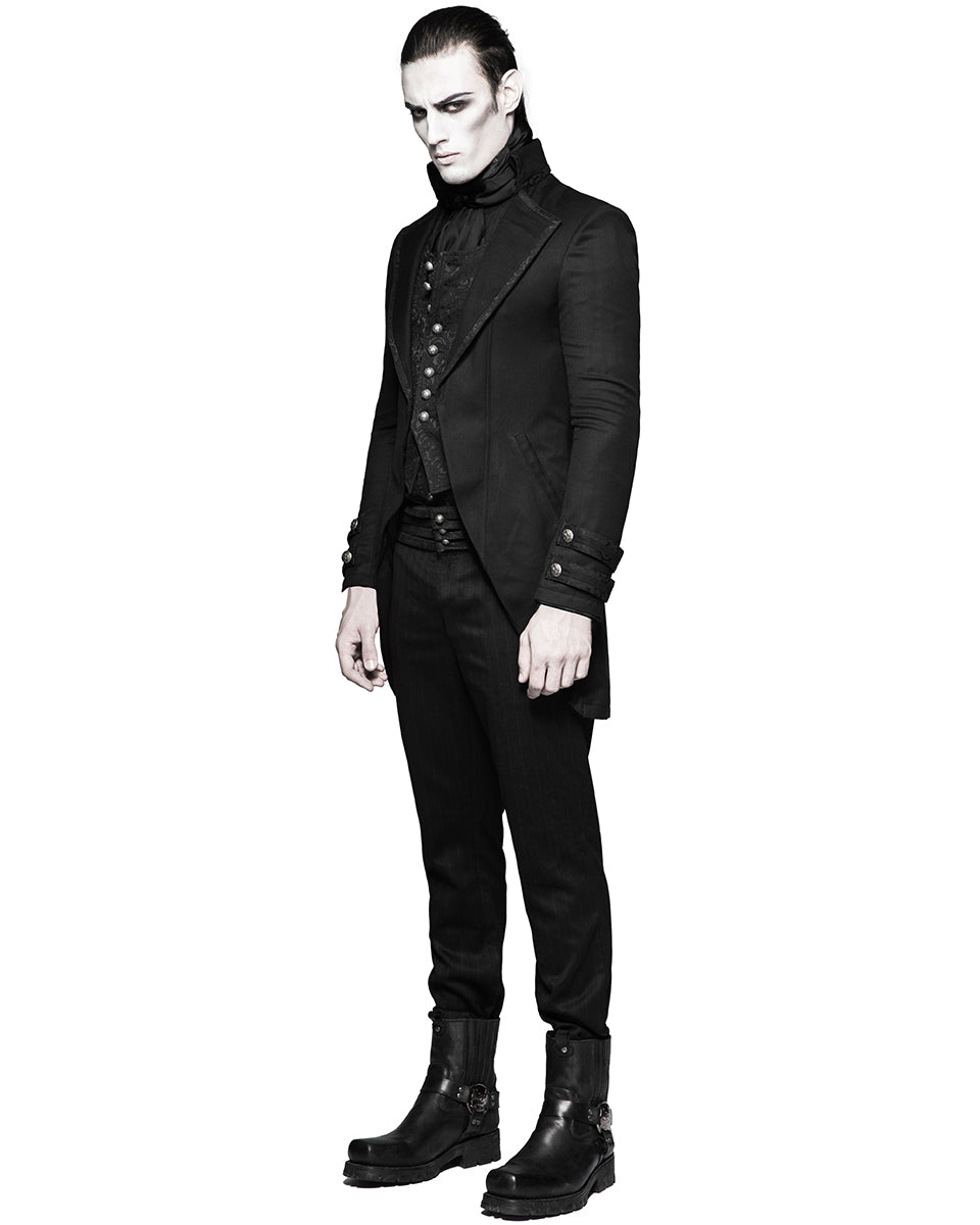Y-750 Halifax Mens Morning Jacket - Black