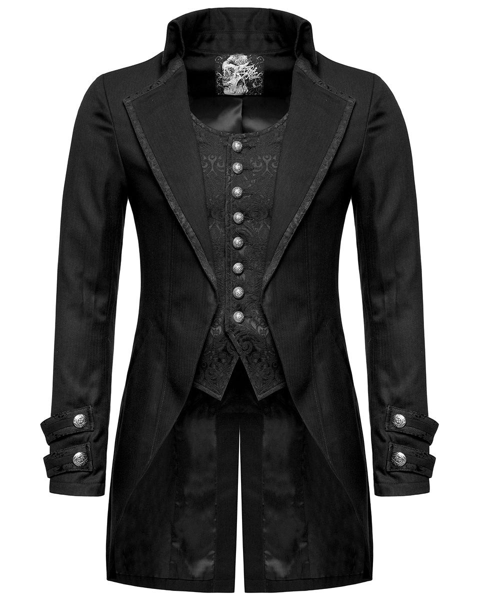 Y-750 Halifax Mens Morning Jacket - Black