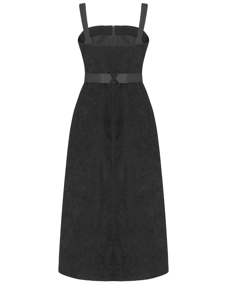 Daily Life Utilitarian CyberPunk Pinafore Dress