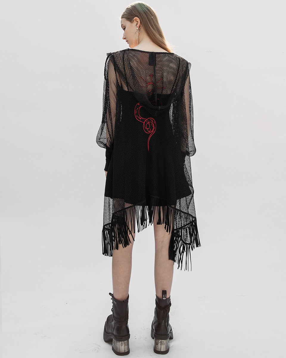 OPY-616 Daily Life Hooded Mesh Cloak