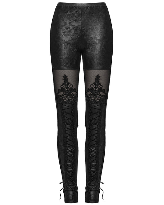 K144 Womens Baroque Gothic Macbeth Leggings