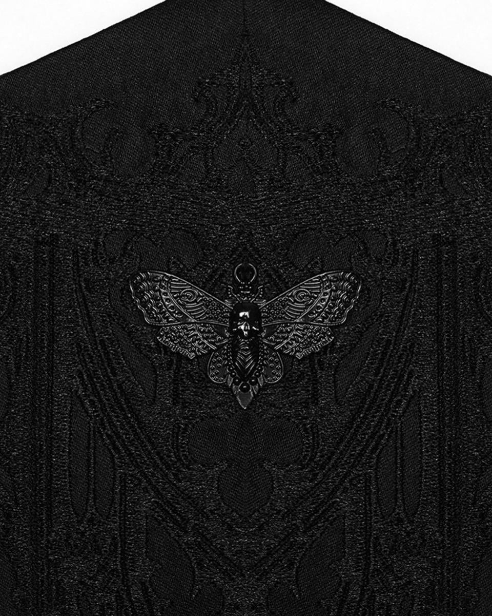 PR-OS-884YDF-BKF Daily Life Womens Gothic Butterfly Embroidered Waist Cincher Corset