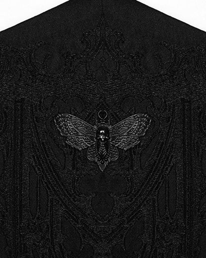 PR-OS-884YDF-BKF Daily Life Womens Gothic Butterfly Embroidered Waist Cincher Corset