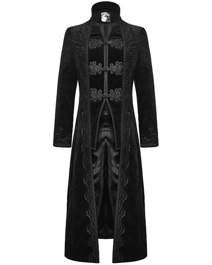 Y-651 Byzantine Mens Coat - Black