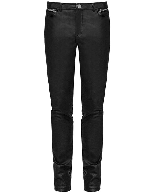 OK-321 Toxico Mens Faux Leather Pants
