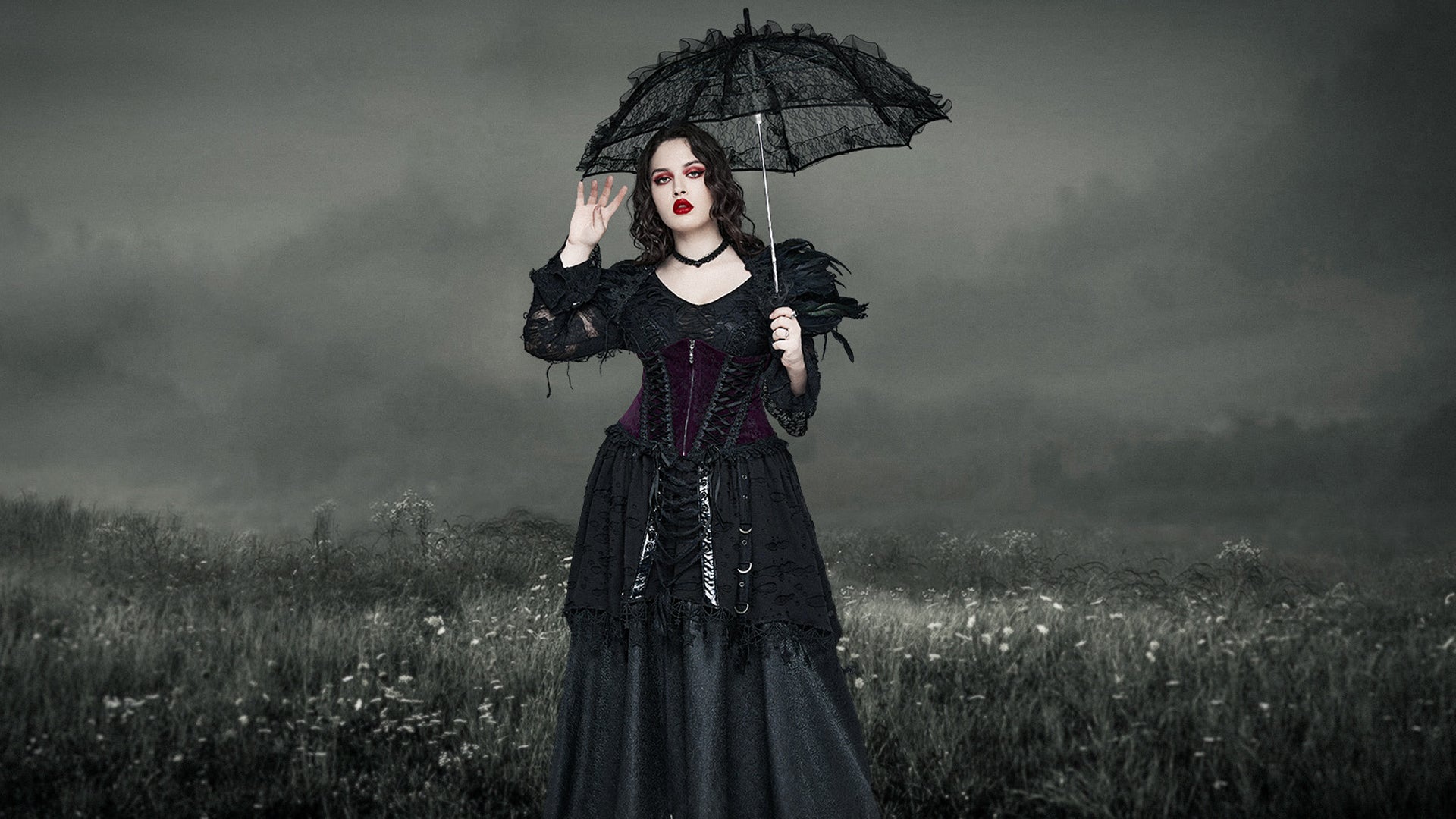 Bloody Murder Dress | Gothic Horror Clothing | Bonnie's Bat Boutique