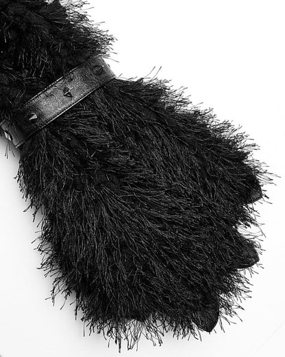 OPS-283 Faux Monster Fur Hooded Scarf