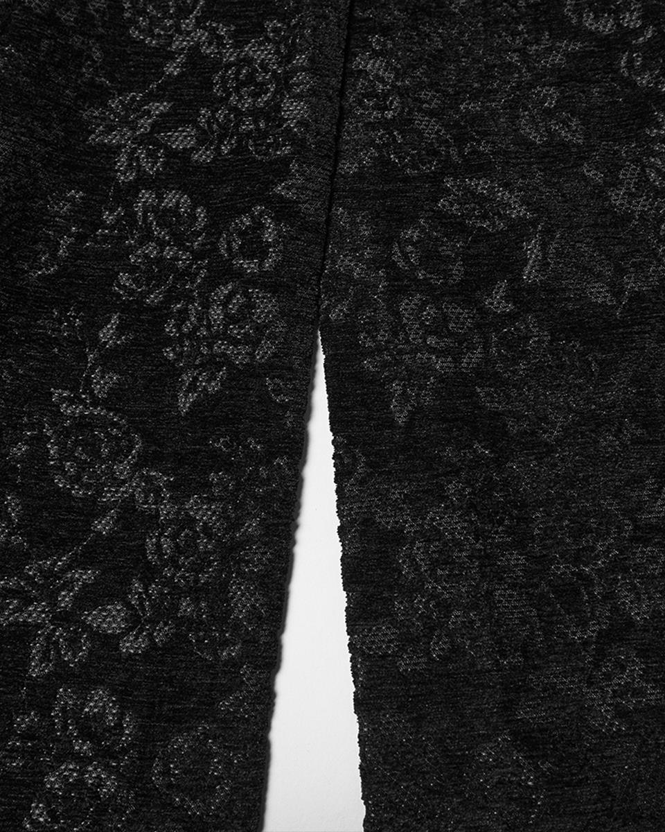 WY-1827XCF Womens Long Gothic Aristocrat Woolen Winter Military Coat