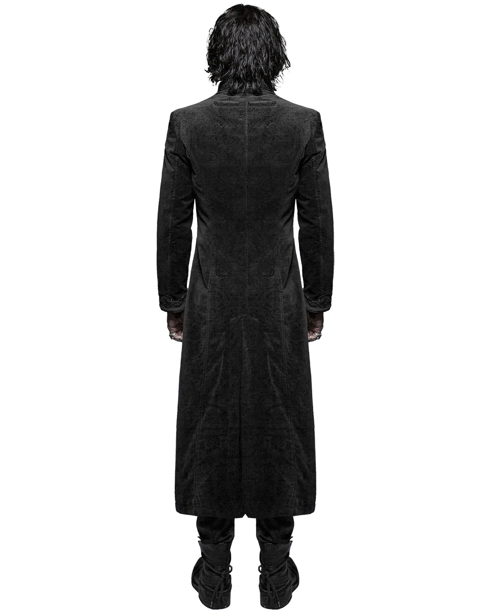 Y-651 Byzantine Mens Coat - Black