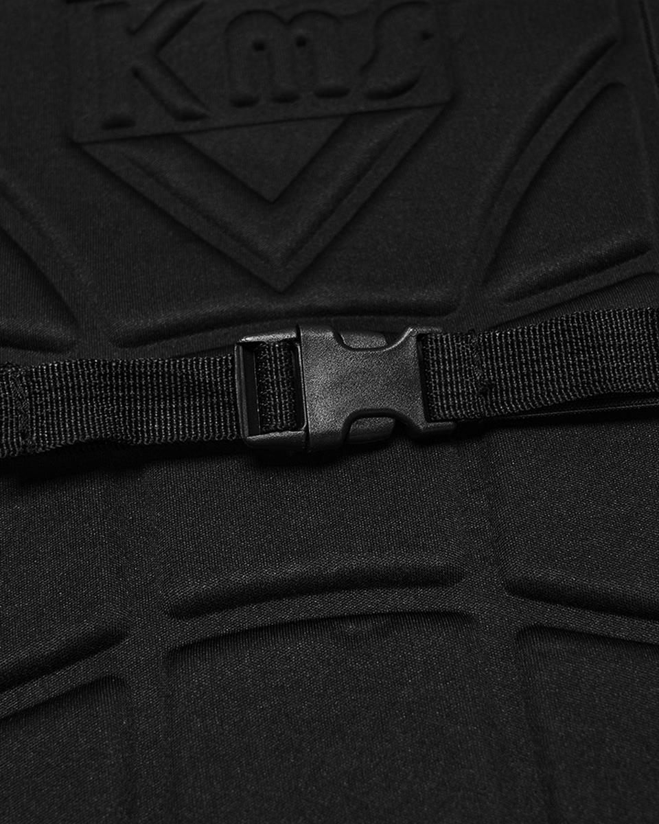 Mens Apocalyptic Punk Tactical Techwear Chained Backpack