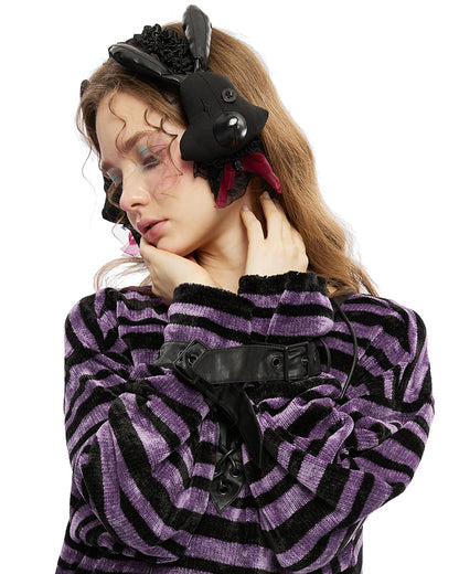 OPS-288 Gothic Lolita Roadkill Plush Hair Clip