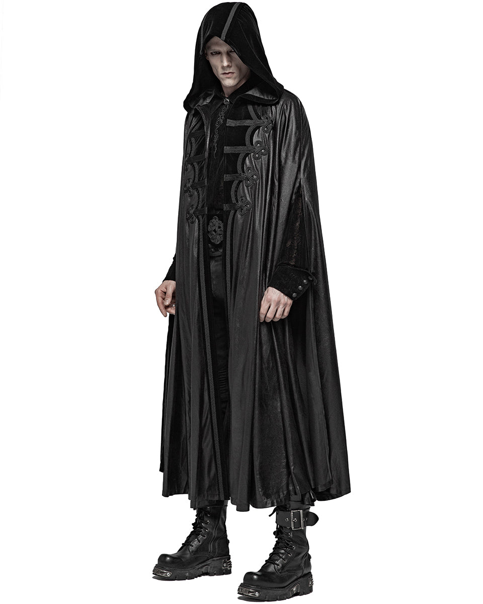 WY-1013 Nights Watch Mens Gothic Cloak