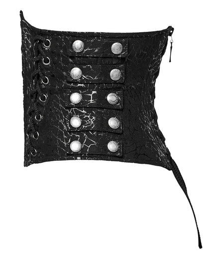 WS-618YDF-BKF Daily Life Apocalyptic Punk Snakescale Cincher Corset