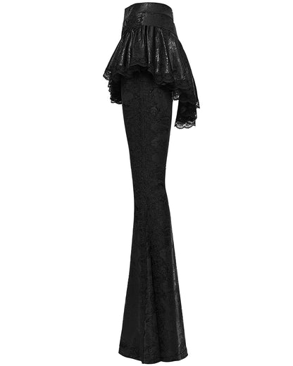 WK-731XCF Womens Baroque Gothic Skirted & Flared Leggings