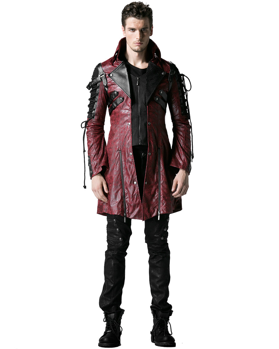 Y-349 Mens Poisonblack Jacket - Red