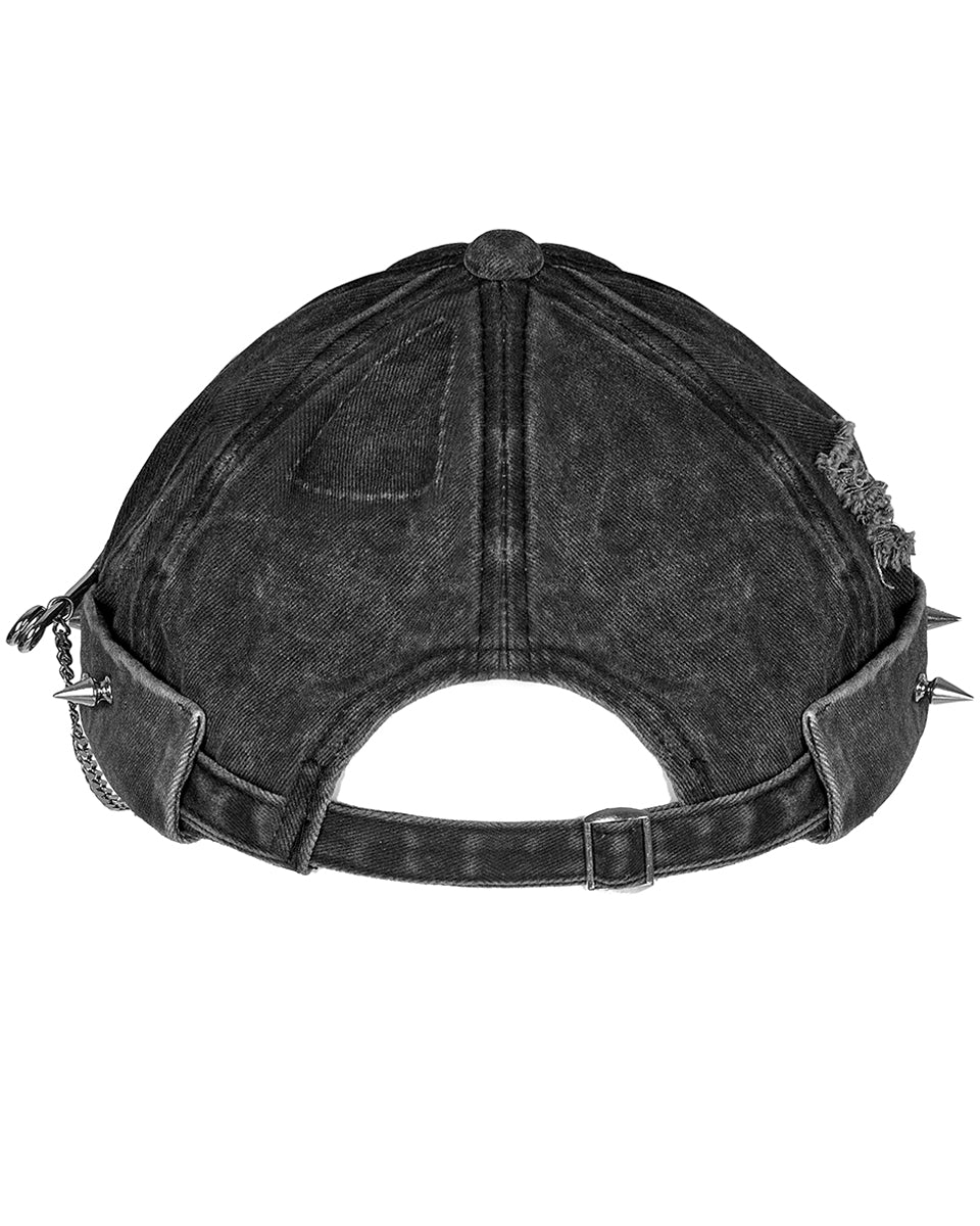 S-496 Mens Apocalyptic Punk Studded Cap