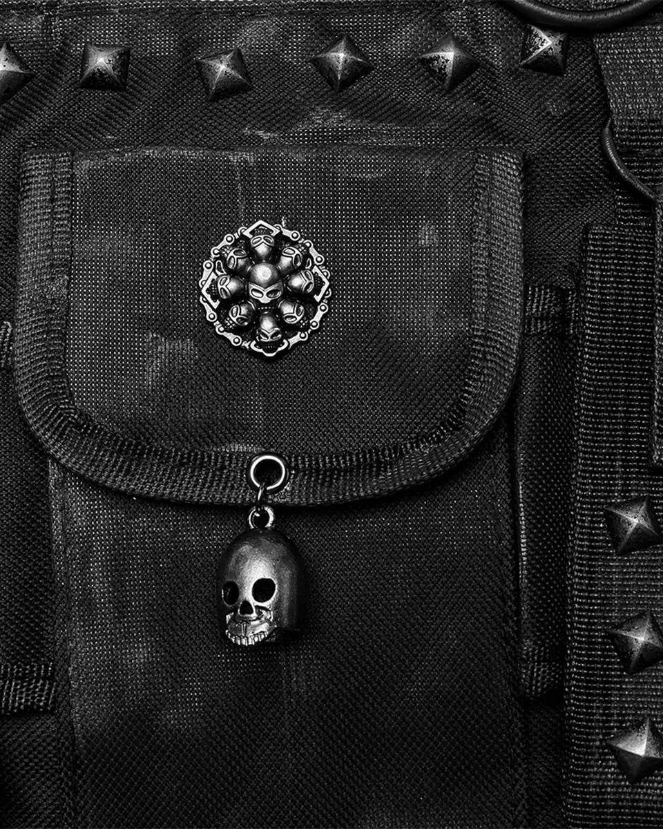 PR-S547-BKF Womens Apocalyptic Wasteland Harness Bag Backpack