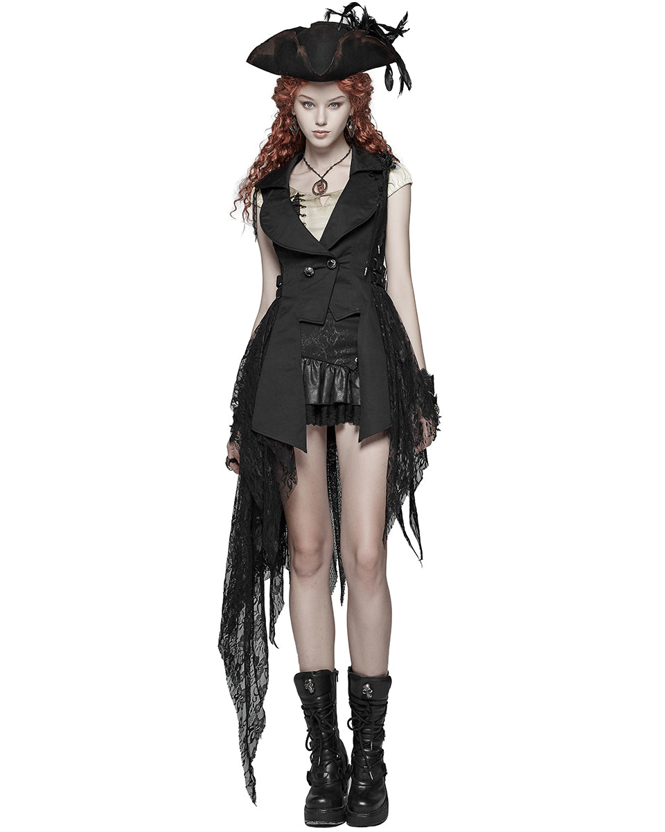 WY-1024 Womens Gothic Waistcoat Vest