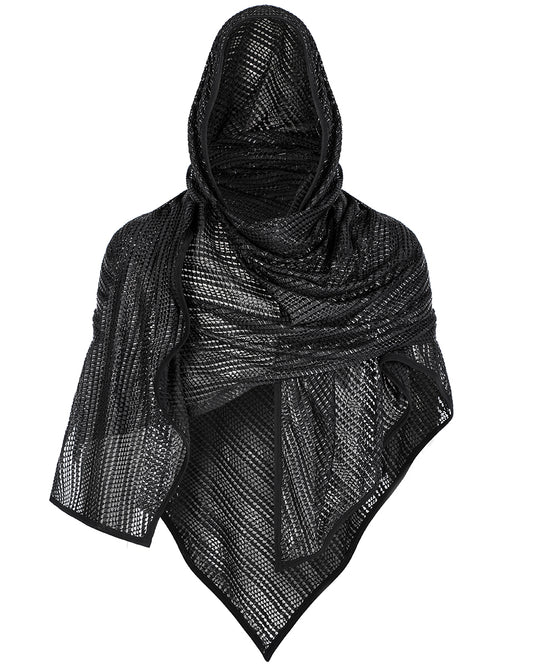 WS-522-BKM Mens Post Apocalyptic Desert Punk Shemagh Scarf