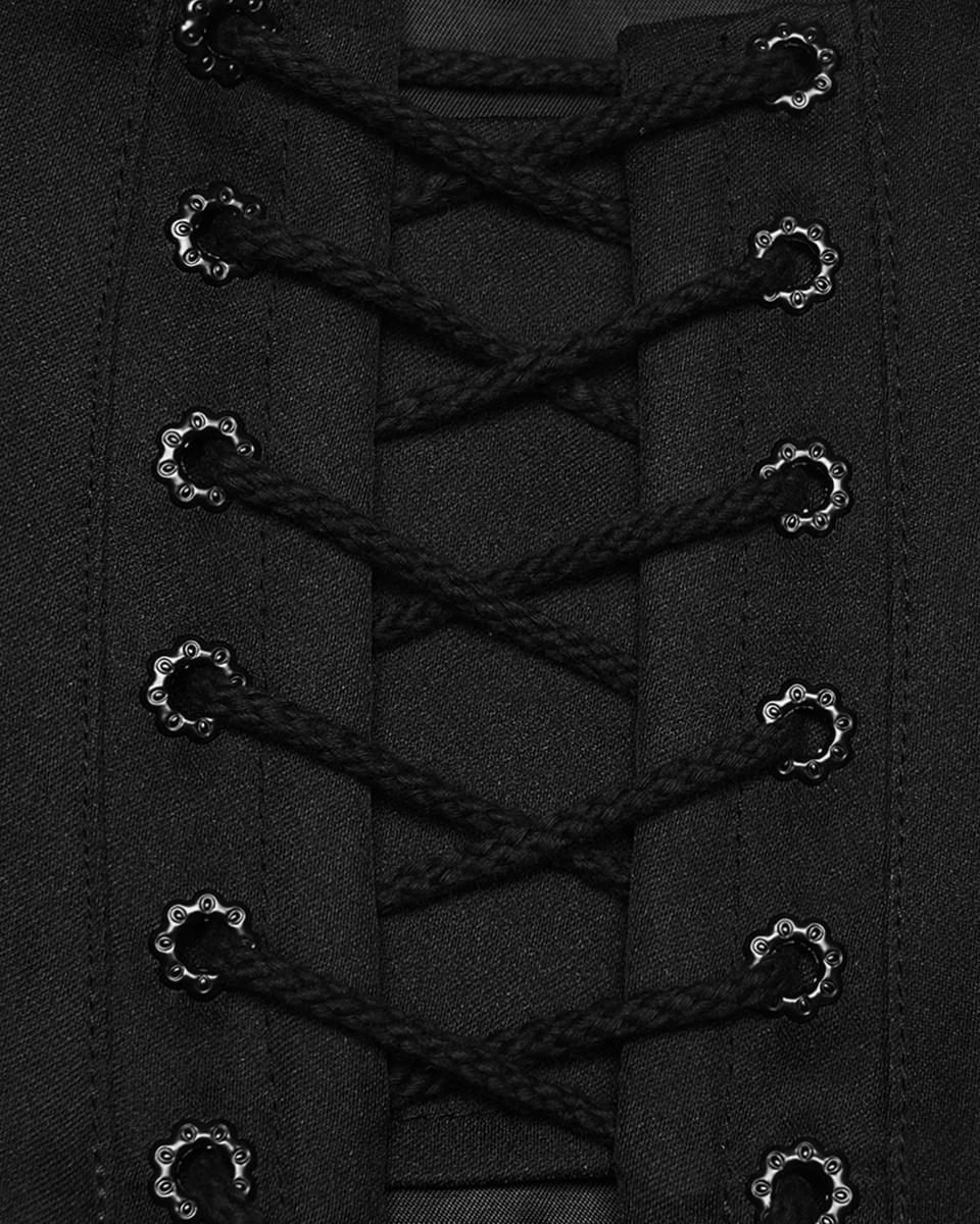 PR-OS-884YDF-BKF Daily Life Womens Gothic Butterfly Embroidered Waist Cincher Corset
