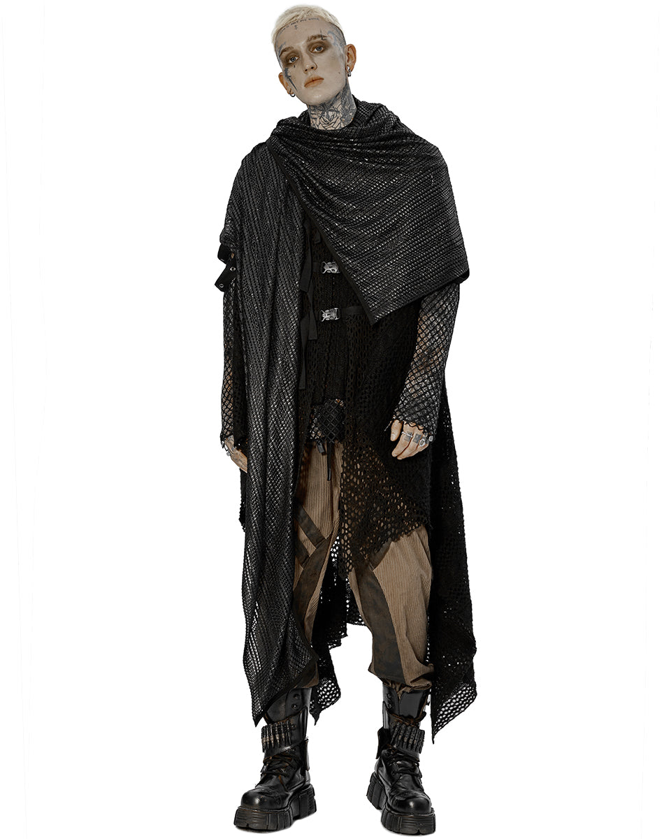 WS-522-BKM Mens Post Apocalyptic Desert Punk Shemagh Scarf