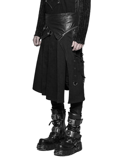 Q-372 Mens Apocalyptic Punk Kilt