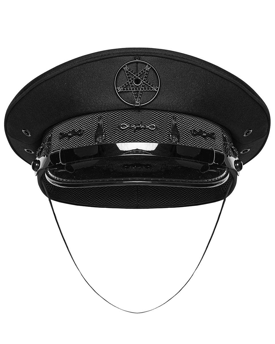 WS-897MZ Unisex Apocalyptic Gothic Pentagram Military Cap