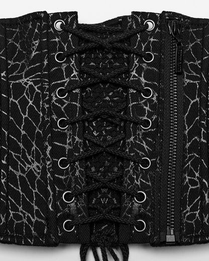 WS-618YDF-BKF Daily Life Apocalyptic Punk Snakescale Cincher Corset